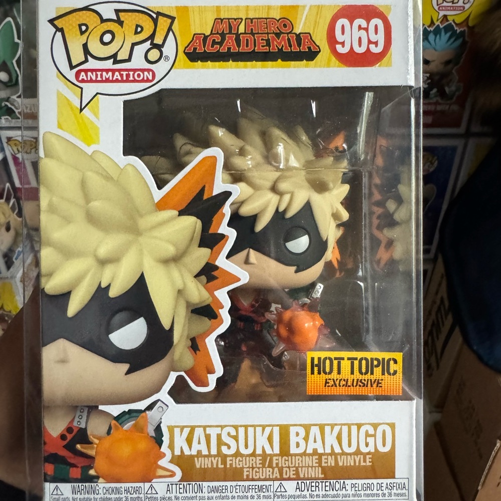 Funko Pop! Animation Katsuki Bakugo Figure - Black and Orange